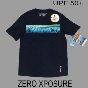 NWT ZERO XPOSURE Swim/Sun Shirt, UPF 50+, Sustainable,‎ Size Large (14/16)
